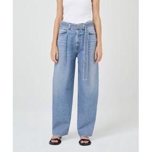Agolde Belted Baggy Jeans
